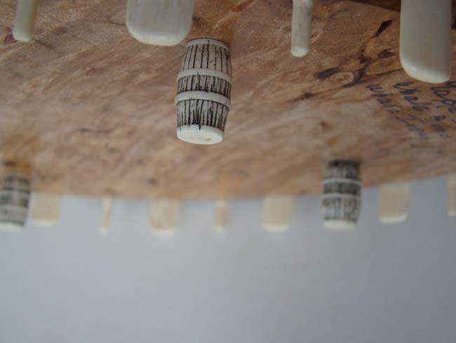 A beautiful Whalebone "Whalers' Basket" made by acclaimed Cape Cod artist Ken Campbell — image 5